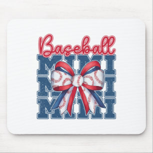 Bysebyll Mimi Coquette Bow Sport Mom Mothers Day Mouse Pad