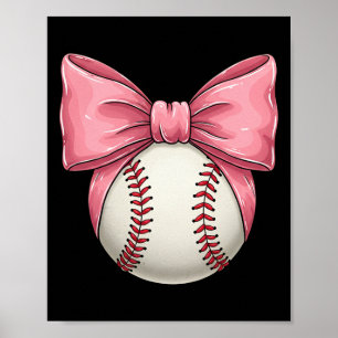 Bysebyll Mom Coquette Pink Bow Mothers Day Bysebyl Poster