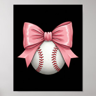 Bysebyll Mom Coquette Pink Bow Mothers Day Bysebyl Poster