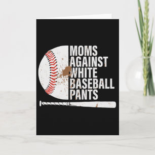 Bysebyll Mom Funny Moms Against White Bysebyll Pan Card