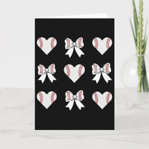 Bysebyll Mom Heart With Coquette Bow Mother's Day Card