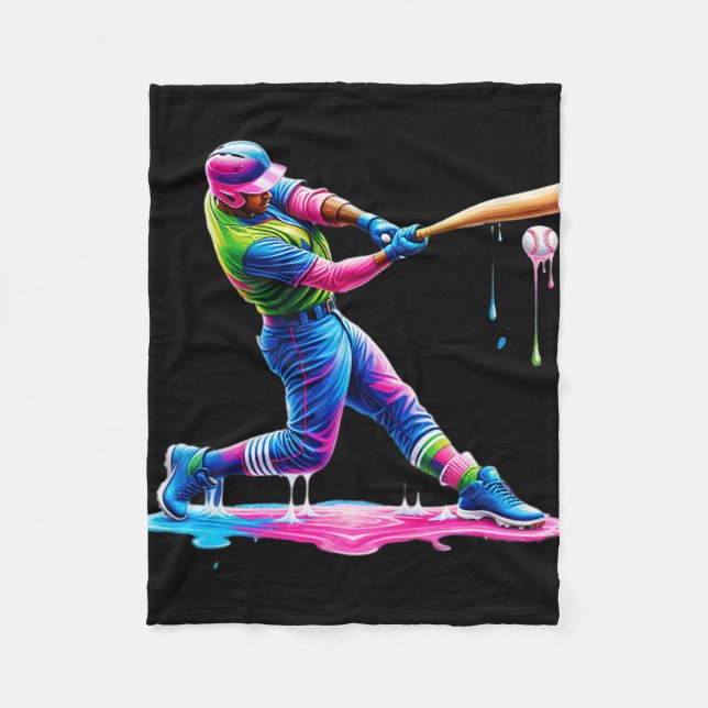 Bysebyll Player Drip Ice Cream  Fleece Blanket (Front)