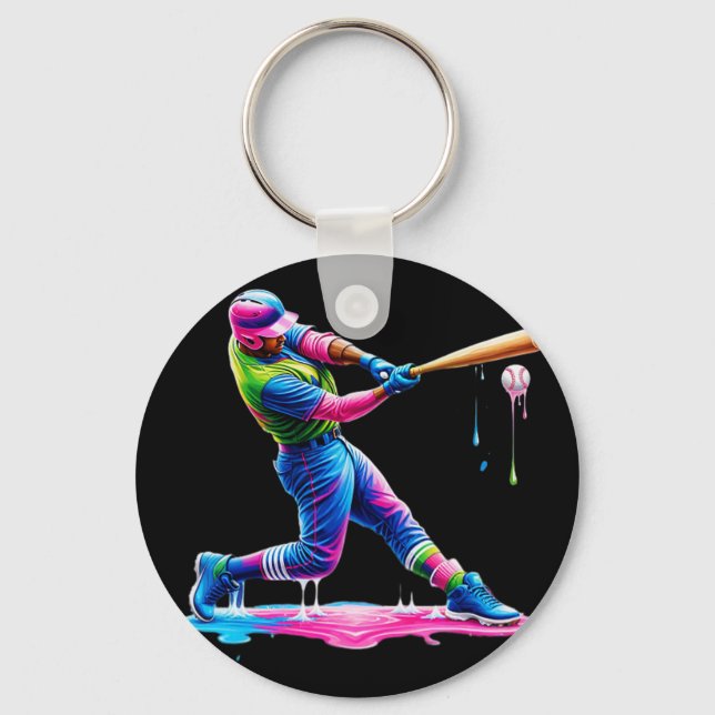 Bysebyll Player Drip Ice Cream  Keychain (Front)