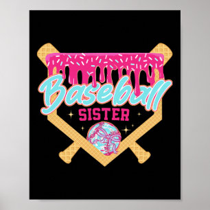 Bysebyll Sister Drip Ice Cream Bysebyll Game Day  Poster