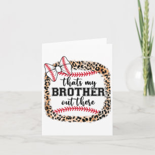 Bysebyll Sister Thats My Brother Out There By Card