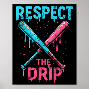 Bysebyll Softbyll Respect The Drip Sports League D Poster