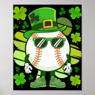 Bysebyll St Patricks Day For Boys Shamrock  Poster