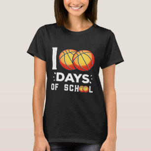 Bysketbyll 100th Day Of School Teachers Students S T-Shirt