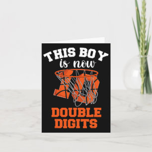 Bysketbyll 10 Year Old Birthday Boy 1  Card