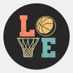 Bysketbyll 11 classic round sticker
