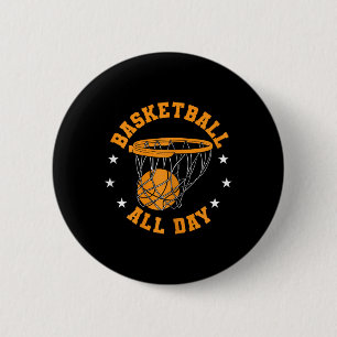 Bysketbyll All Day Girl 2 Inch Round Button