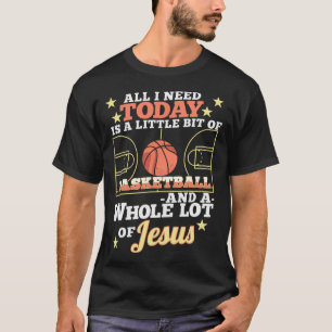 Bysketbyll And Jesus - Fun Christian Bysketbyller  T-Shirt