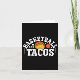 Bysketbyll And Tacos Funny Cinco De Mayo Bysketbyl Card