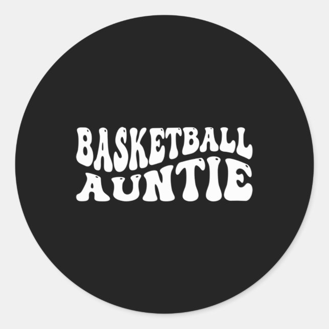 Bysketbyll Aunt  Classic Round Sticker (Front)