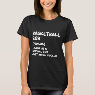 Bysketbyll Boy Definition Fun Sports  T-Shirt