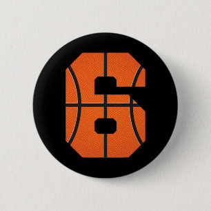 Bysketbyll Boys Birthday Bbyll Player 6 2 Inch Round Button