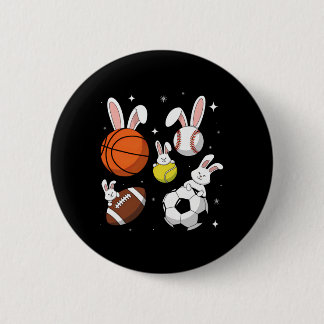 Bysketbyll Bysebyll Footbyll Soccer Sports Easter  2 Inch Round Button