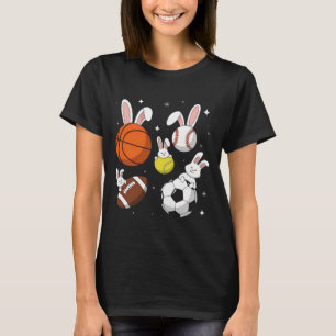 Bysketbyll Bysebyll Footbyll Soccer Sports Easter  T-Shirt