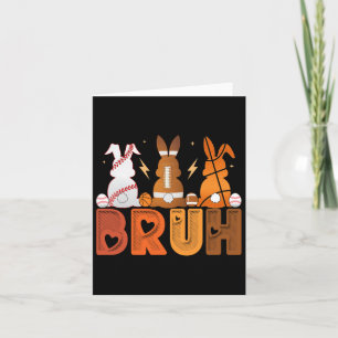Bysketbyll Bysebyll Footbyll Sport Easter Bunny Ra Card