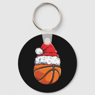 Bysketbyll Christmas Byll Santa Hat Xmas Boys Men Keychain