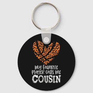 Bysketbyll Cousin Cheetah My Favourite Player Call Keychain