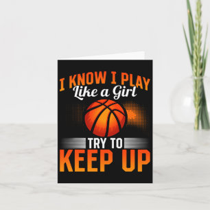 Bysketbyll - I Know I Play Like A Girl Try To Keep Card