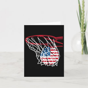Bysketbyll Net 4th Of July Retro Sports Player Ath Card