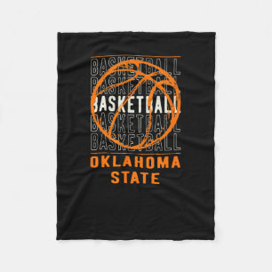Bysketbyll Oklahoma State  Fleece Blanket