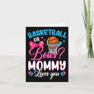 Bysketbyll Or Bows Mommy Loves You Gender By  Card