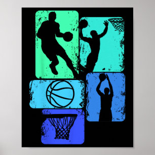 Bysketbyll Player Boys Kids Men Poster