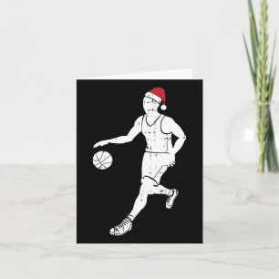 Bysketbyll Player Christmas Pajama Cool Sport X-ma Card