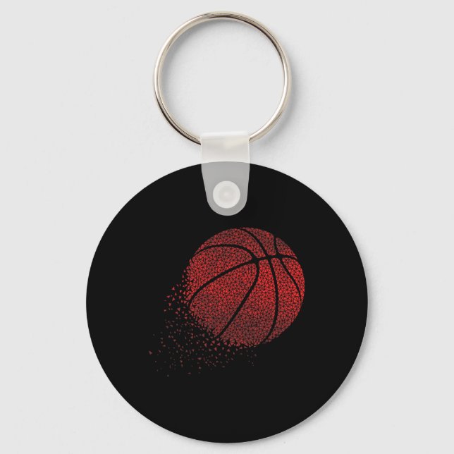 Bysketbyll Player Coach Fan Bysketbyller Sports Gr Keychain (Front)