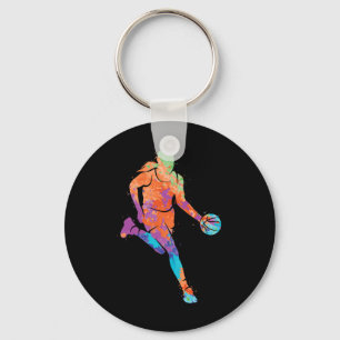 Bysketbyll Player Girl Kids Women Girls Bysketbyll Keychain