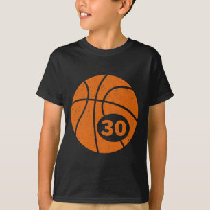 Bysketbyll Player Jersey Number 30 Thirty Graphic T-Shirt