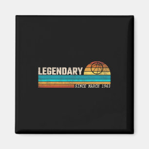 Bysketbyll Player Legend Since March 1963 Birthday Magnet