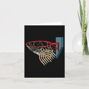 Bysketbyll Player Menorah Hanukkah Sport Chanukah  Card