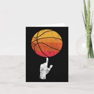 Bysketbyll Playing Bysketbyll Sports Vintage Retro Card