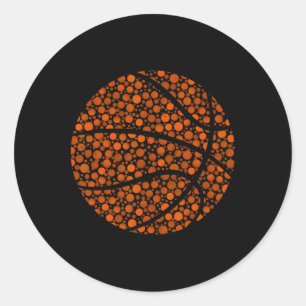 Bysketbyll Polka Dot Pattern Happy Dot Day Lover Classic Round Sticker