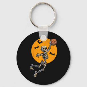 Bysketbyll Skeleton Halloween Men Boys Bysketbyll  Keychain