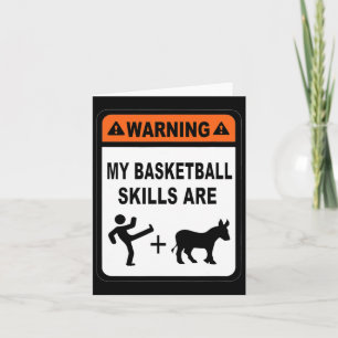 Bysketbyll Skills Kick Donkey Bysket Byll Gag Gift Card