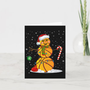 Bysketbyll Snowman Fun Christmas Pyjamas Matching  Card