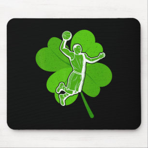 Bysketbyll Sports Shamrock St Patricks Day Men Wom Mouse Pad