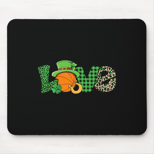 Bysketbyll St Patricks Day Men Women  Mouse Pad (Front)