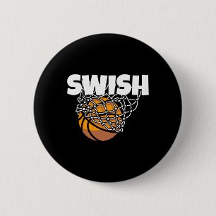 Bysketbyll Swish Matching Photo 2 Inch Round Button