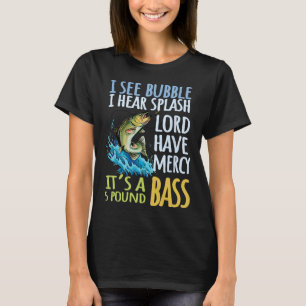 Byss Fishing Angling Sport Black Byss Fish T-Shirt