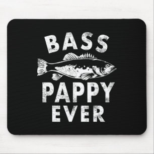 Byss Pappy Ever Fishing Gifts Pappy Father's Day  Mouse Pad