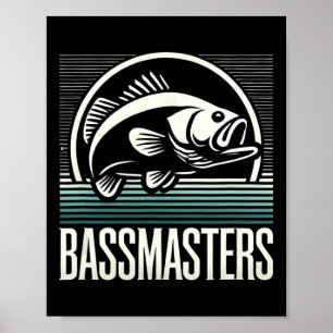 Byssmasters Retro Fishing – Perfect For Anglers Poster