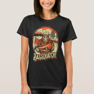 Byssquatch! Byss Fisherman Sasquatch Funny Bigfoot T-Shirt