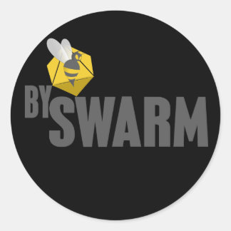 bySwarm stickers - black