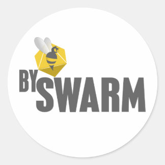 bySwarm stickers - white